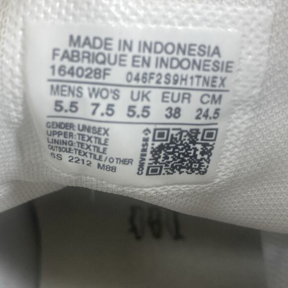 Converse Chuck Taylor All Star Womens Blue And White Size 7.5 High Top Shoes - Picture 11 of 12